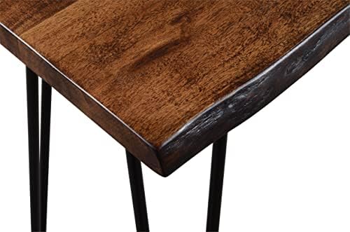 Jofran Nature's Edge 72" Farmhouse Dining Table - Solid Wood Counter...