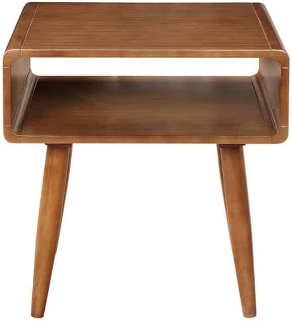 Boraam Alborg End Table - Rich Walnut Finish