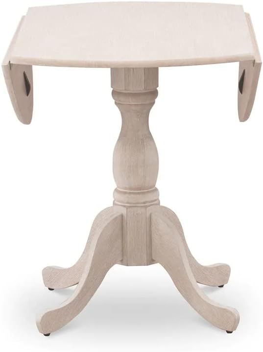 East West Furniture DMT-ABC-TP Dublin Kitchen Dining Table - a Round Wooden T...