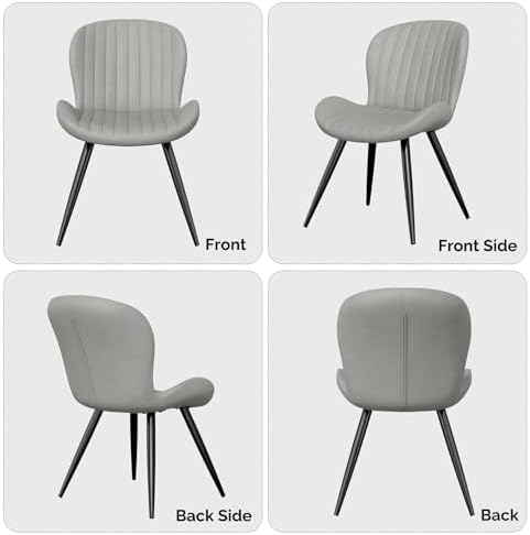 Nalupatio Dining Chairs Set of 6, Modern Dining Room Chairs Comfy Backrest Th...