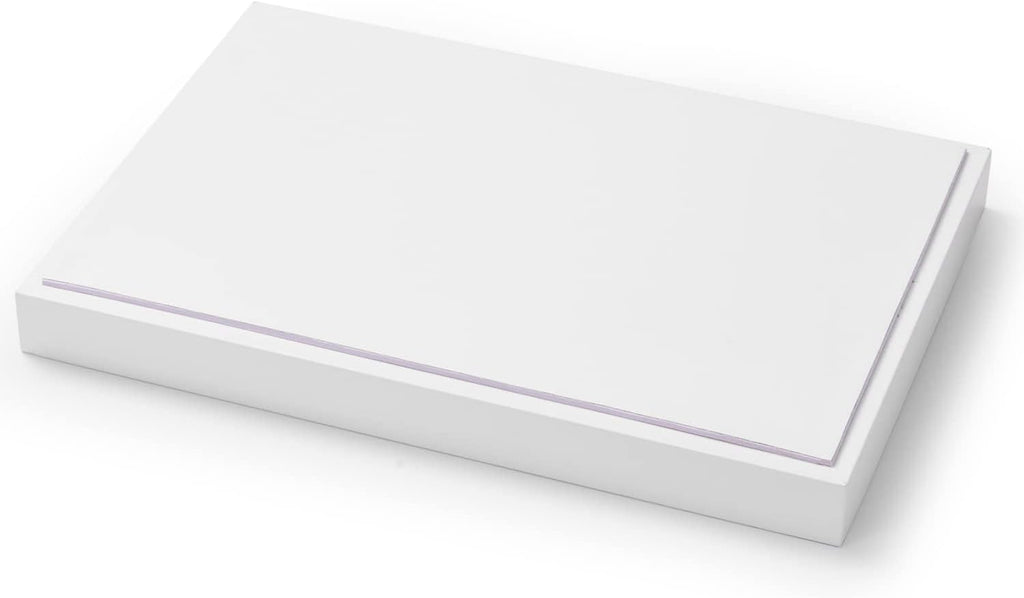 Oirlv Premium White Leather Stackable Jewelry Tray Flat Jewelry Organizer Tray for Jewelry Accessory Trade showcase