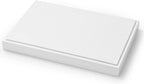 Oirlv Premium White Leather Stackable Jewelry Tray Ring Holder Organizer Showcase Ring Earring Display