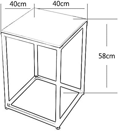 Telephone Table, Marble Side Table Nordic Living Room Square Sofa Corner Tabl...