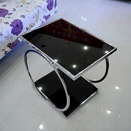 Telephone Table, Square Side Table,2 Layer Coffee Table,Telephone Table,Corne...