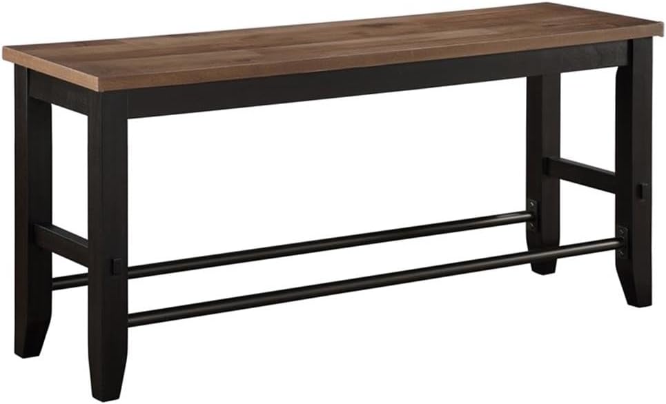 Steve Silver Company Bermuda Counter Bench, Gray