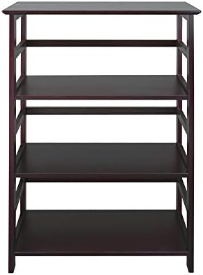 Casual Home Soho Manhattan 4-Shelf Bookcase 26 Wide - Espresso, 304-44