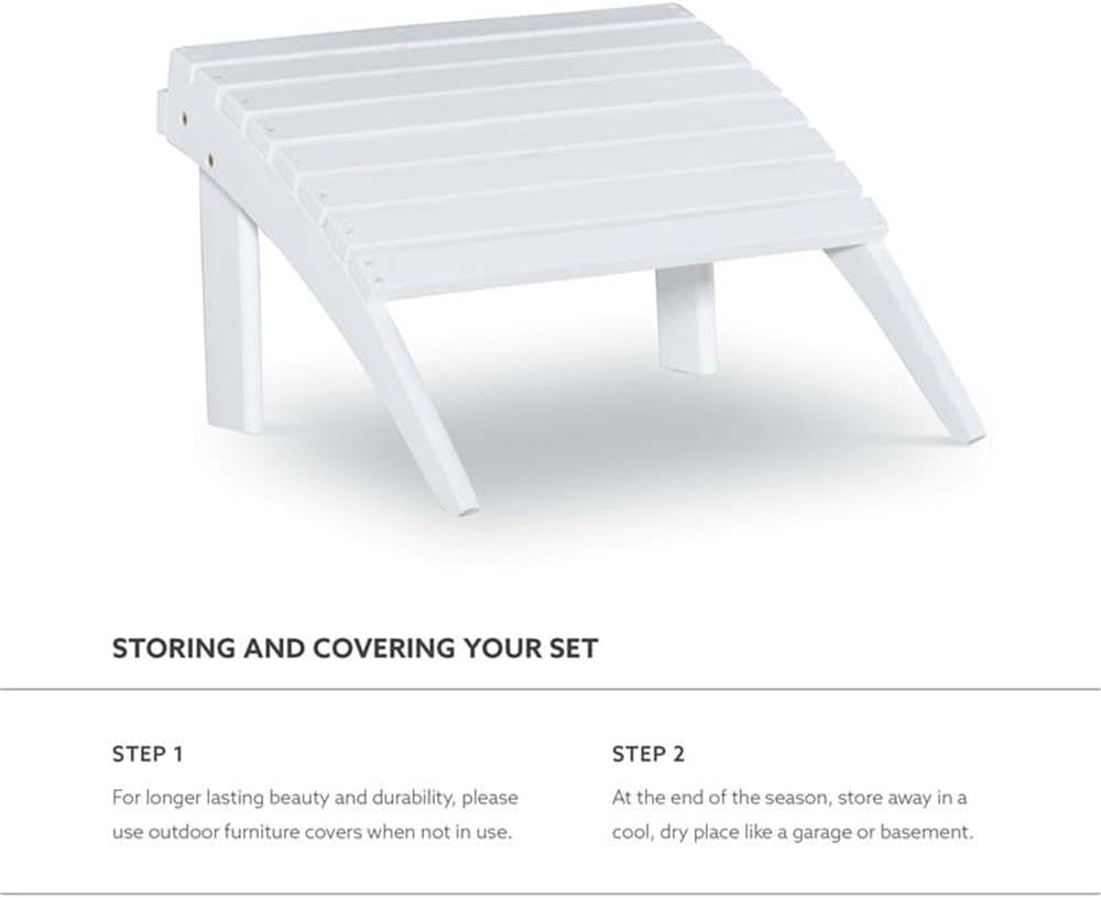 Hawthorne Collections Transitional Outdoor Ottoman, 21.66" W x 21.06&quo...
