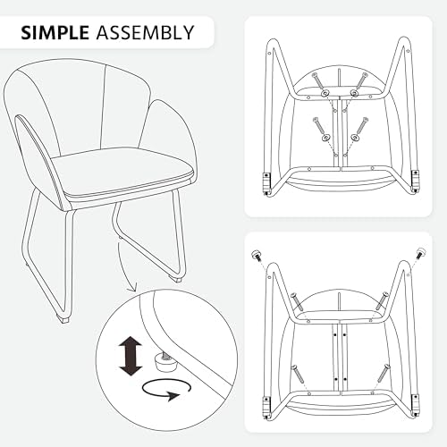 Yaheetech Flower Shape Vanity Chair with Petal Armrests, Black