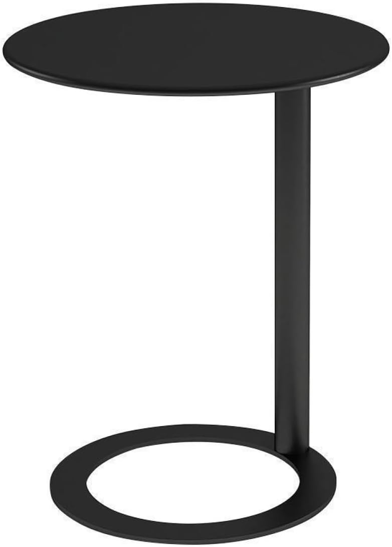 Round Side Table C-Shaped Side Table Sofa Side Table Round Coffee Table Bedsi...
