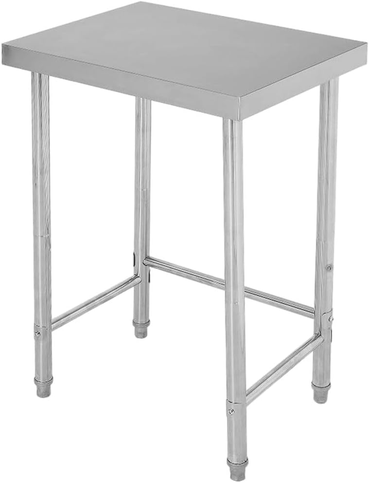 18X24x35 Inch Stainless Steel Table, NSF Heavy Duty Worktable with Open Base,...