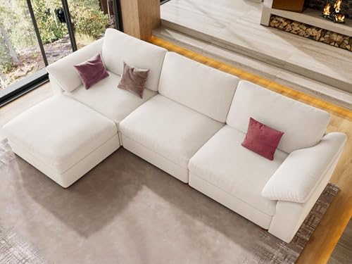 EASE MOOSE Sectional Modular Sofa,Oversized L Shape Sectional Couch Wide Deep...