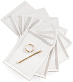 Jewelry Tray, Leather Tray,Luxury White Tray For Earring,Ring,Bracelet,Flat Tray For Dresser