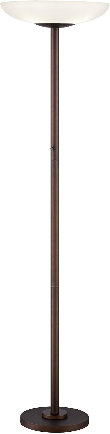 Meridian Light Blaster 72" Tall Bronze 4-Light Torchiere Floor Lamp
