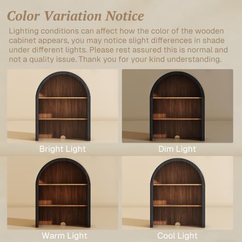 BELLEZE Bijou 126" Wall Unit 6-Piece Modular TV Stand - Ebony