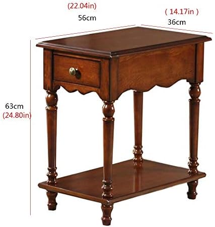 Telephone Table, European Style Sofa Side Table,Square Telephone Table,Living...