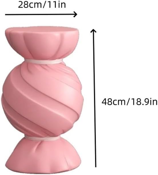 Candy Shape Side Table, Creative End Tables for Home, Simple Style Bedside Ta...