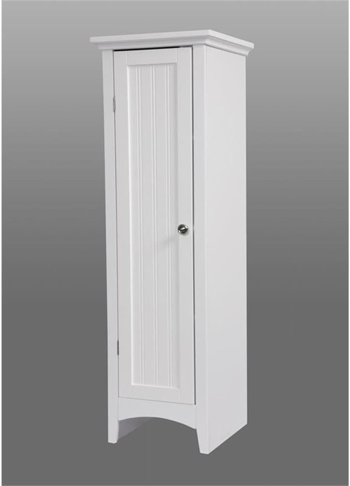 Pemberly Row 48" Tall 1-Door Kitchen Storage Pantry, Wood Construction, ...