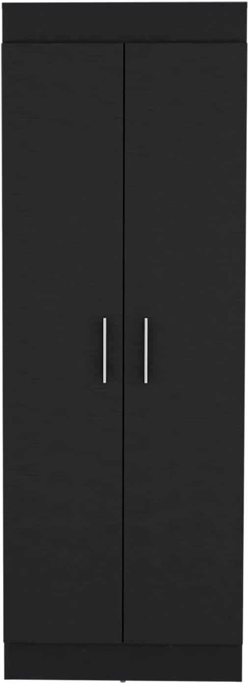 Nepal Pantry Cabinet, Space-Efficient 2-Door Design with Multiple Shelves