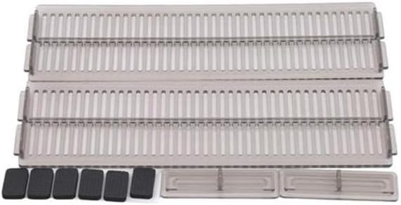 2pcs/4pcs,1/2 Sets Adjustable Drawer Dividers for Storage Organization, Durable And Designed for Wardrobes And Closets Without The Need for Punching (2pcs/1set)