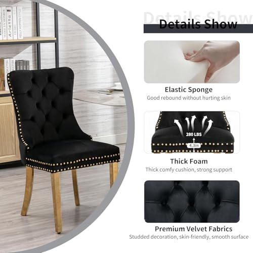 Modern Luxury Glass Dining Set for 4, 63'' Large Minimalist Rectangle...