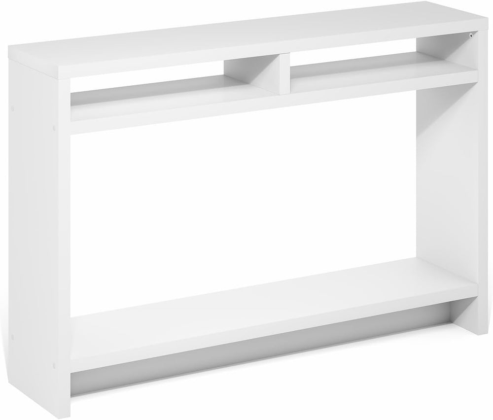 Furinno Viola Entryway Table, 3-Tier Narrow Console Table with Extra Thick Fr...