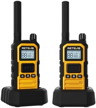 Retevis RB48 Plus GMRS Walkie Talkies Long Range for Industrial (4 Pack)