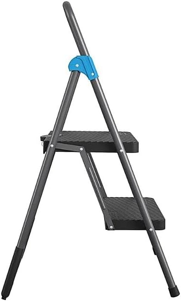 Cosco Commercial 2-Step Folding Stool, 300 lb Capacity, 20.5 x 24.75 x 39.5, ...
