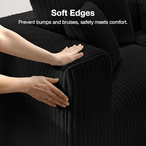Novilla Modular Sectional Sofa, Modern Cloud Sectional Couch with Smarts Coil...