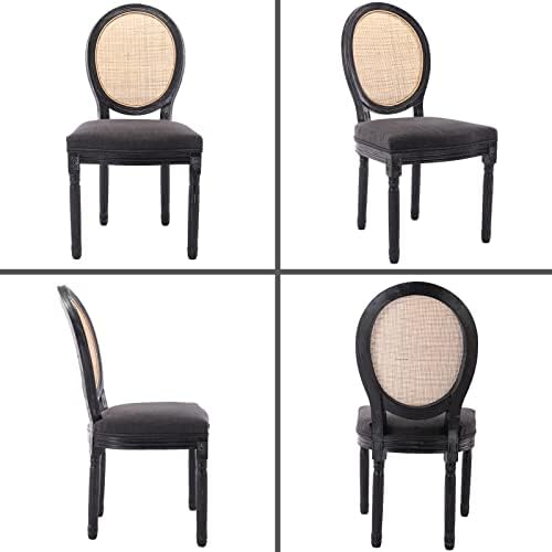 Farmhouse Dining Chairs Set of 2, French Country Dining Room Chairs