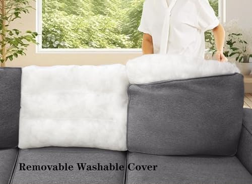 Legend Vansen Oversized Modular Sectional Sofa,U/L‑Shaped Reversible Couch wi...