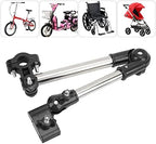 Stainless Steel Umbrella Stands 360 Degree Outdoor Stroller Shading Umbrella Holder (Versatile black)