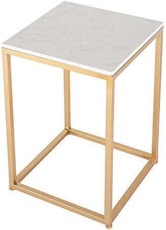 Telephone Table, Marble Side Table Nordic Living Room Square Sofa Corner Tabl...