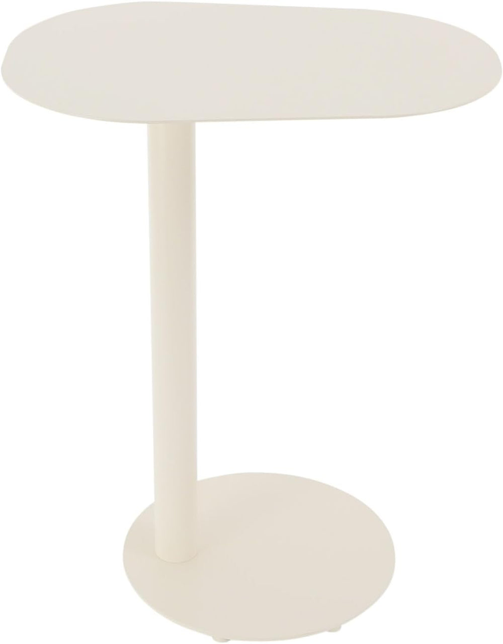 Modern C-Shaped End Table, Small Sofa Side Table Metal Side Table for Couch a...