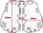 Black Motorcycle Side Cargo Rack Compatible with CFMOTO Ibex 450 2025 2026,Custom Design,Multi-Purpose,Side Luggage Rack,Saddlebag Support Carrier,CFMOTO Ibex 450 Accessories