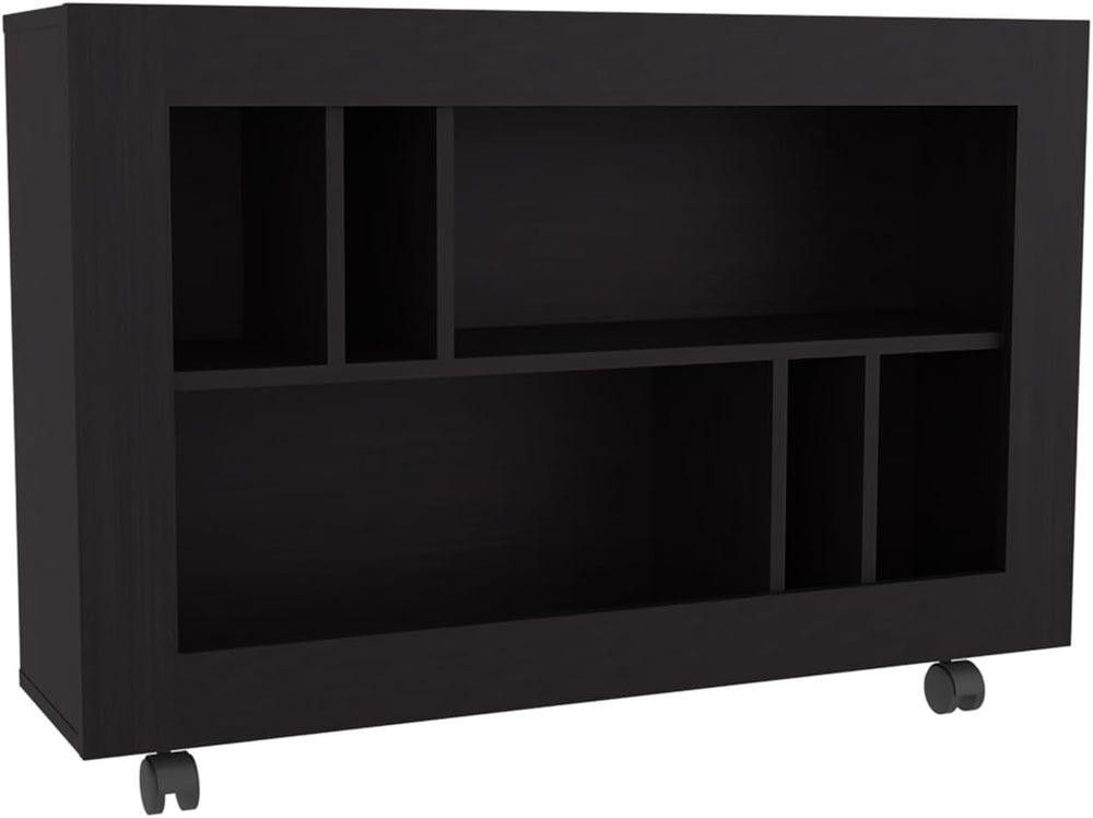 Console Table Cart, 5 Shelves, 4 Casters,for Kitchen