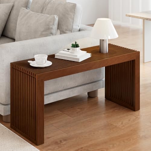 APRTAT Bamboo Dining Bench 35-Inch Indoor Wood Shoe Rack Bench for Entryway |...