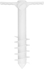 Gonetre Beach Umbrella Sand Anchor Multifunction Umbrella Holder Stand with 5 Spiral Screw for Beach Lawn Water Park