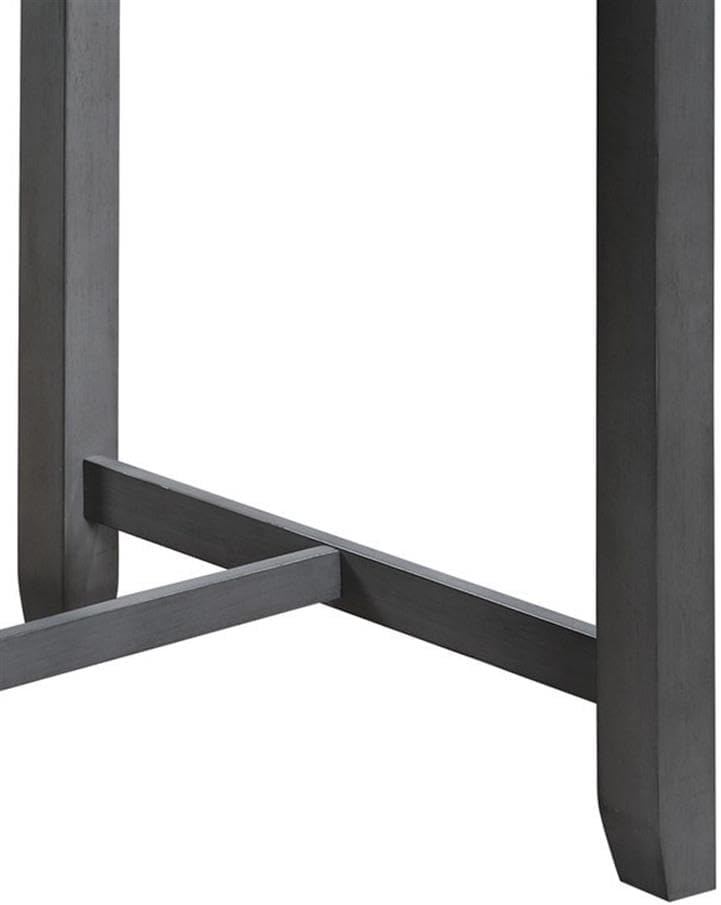 Lilola Home Graham 3-Piece Gray Finish Small Space Counter Height Dining Set ...