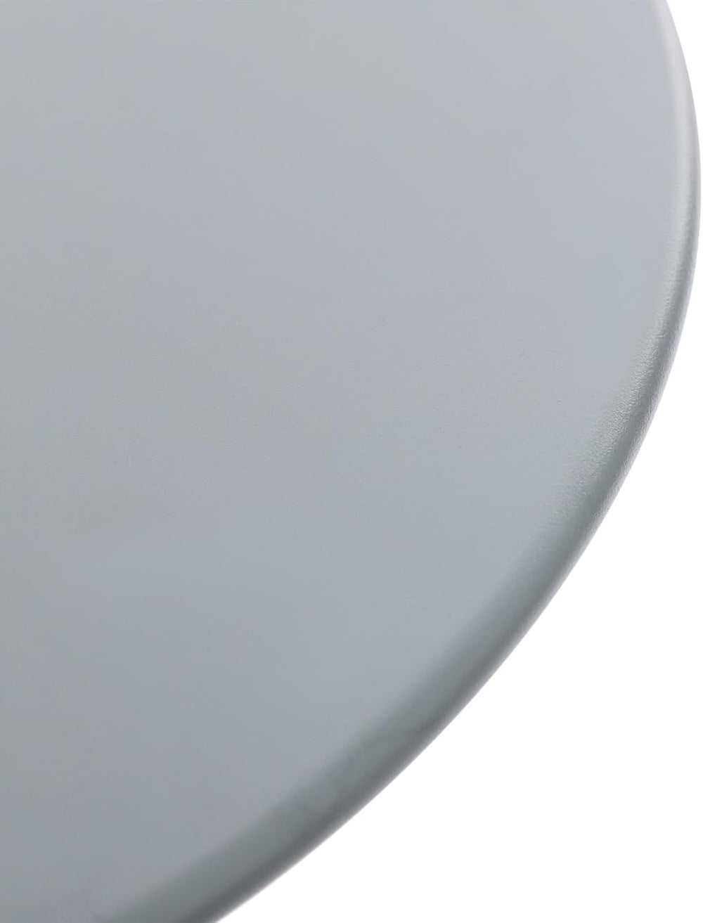 C-Shaped Round Side Table, Modern Metal End Table with O-Shaped Base for Smal...
