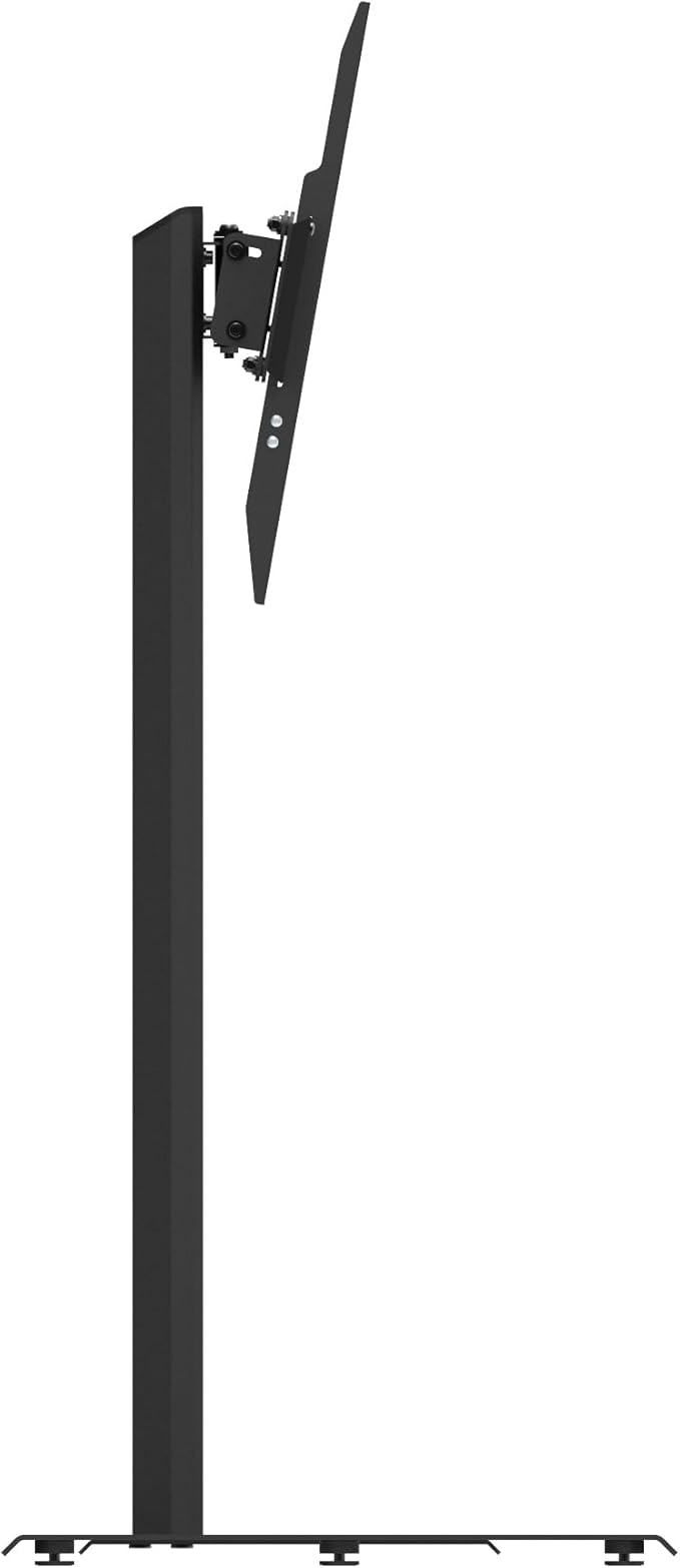 Kanto TTS150 Tabletop Stand for 37" to 60" TVs | Supports up to 88 lb | Height Adjustable | Swivels up to 30° | Tilts -5° | Black