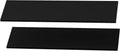 EHHLY 60 Cuft Outdoor Storage Shed Shelf, Outdoor Storage Cabinet Metal Shelves for 4.5x2.3 Ft Shed, Vertical Resin Storage Shed Accessories, Black