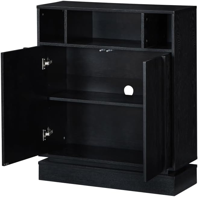 Small Sideboard Buffet Cabinet with Storage, 31.7" Farmhouse Accent Cabi...