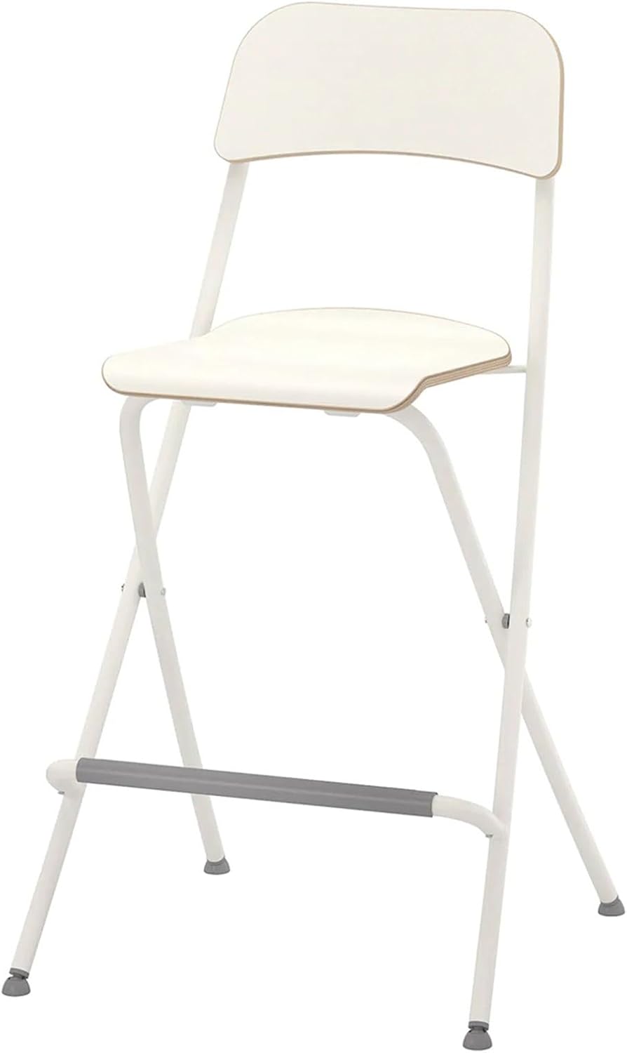 25in/29in Folding Breakfast Bar Stool, Modern Foldable Wooden Seat Tall Chair...