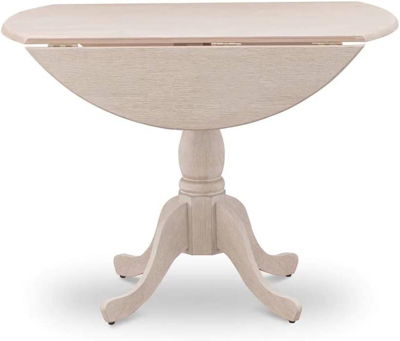 East West Furniture DMT-ABC-TP Dublin Kitchen Dining Table - a Round Wooden T...