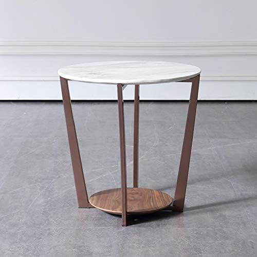 Telephone Table, Marble Surface Telephone Table,Sofa Round Side Table,Small M...
