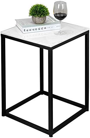 Telephone Table, Marble Side Table Nordic Living Room Square Sofa Corner Tabl...
