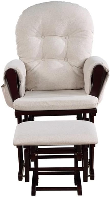 Suite Bebe Mason Glider & Ottoman, Espresso/Latte