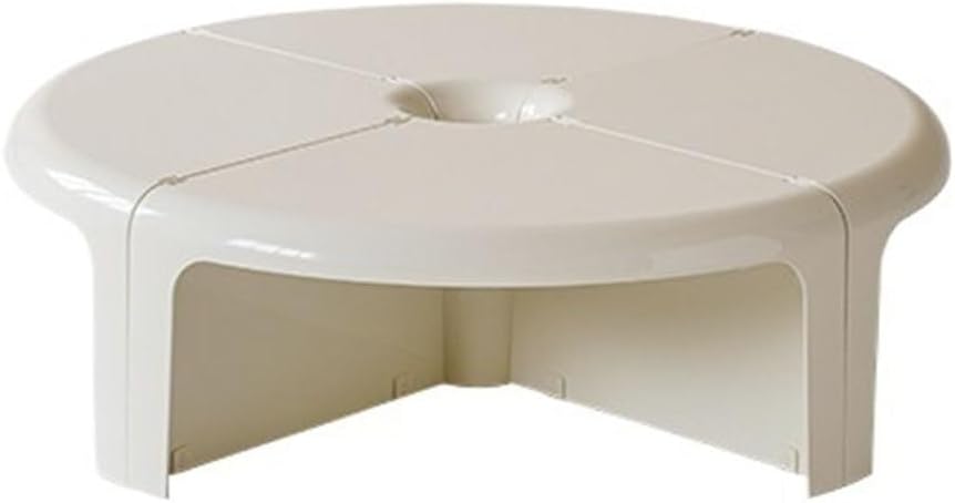 End Tables Modular Plastic Coffee Table Set Interlocking Round Tables for Sel...