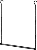 Hanging Closet Rods, Adjustable Height & Width Closets Bar Lower Extender for Hanging Clothes, Heavy Duty Hanging Bars for Clothing Storage and Organizer, Space-Saving & Expandable Double Closet Rod
