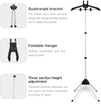 Garment Steamer Rack & Garment Ironing Glove for Steaming Clothes, Clothes Steam Rack, Adjustable StandingGarment Hanger Handled Mini Ironing Board, Hanging Steamer Ironing Accessories for Clothes